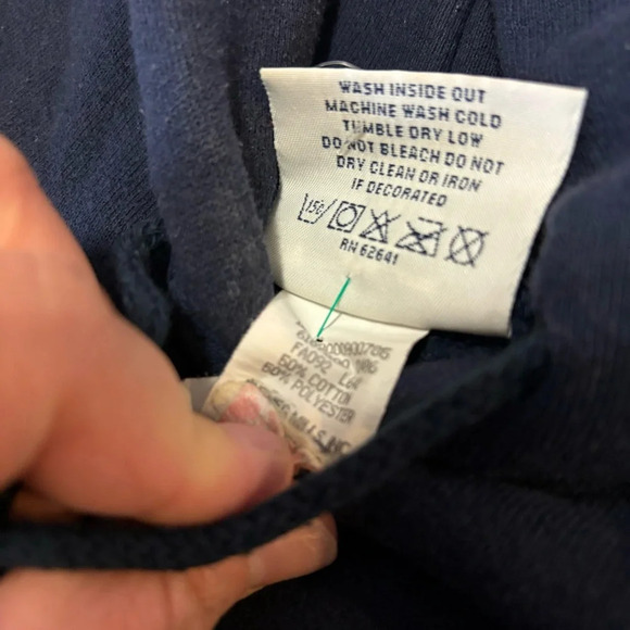 Vintage Lee Sport 1990s Dallas Cowboys Crewneck Sweatshirt Men’s Size Large Blue - Picture 4 of 6